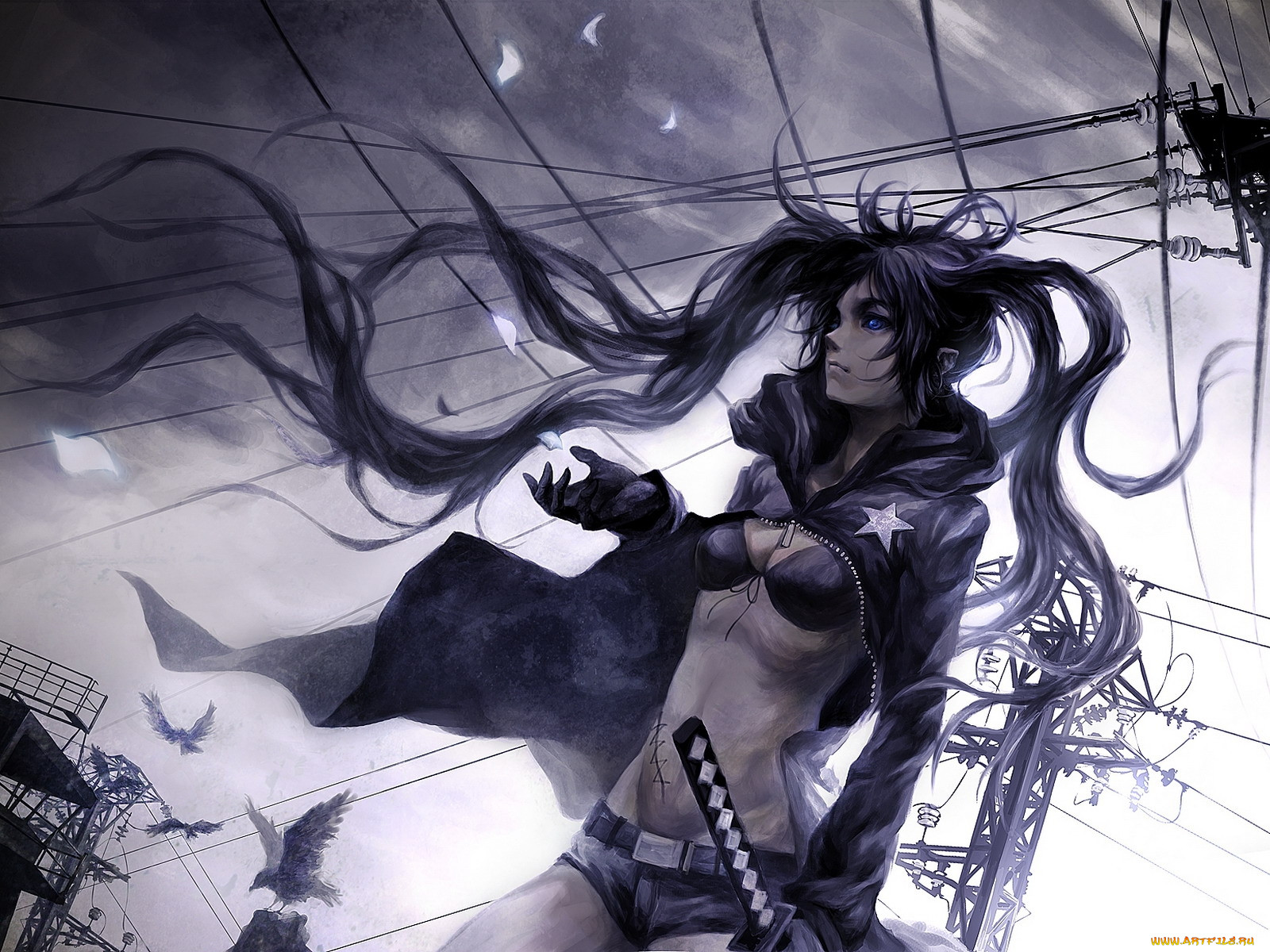 , black, rock, shooter